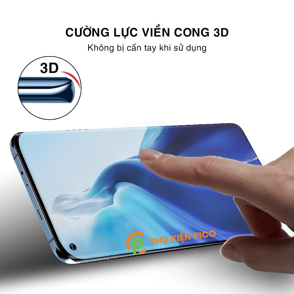 Kính cường lực Xiaomi Mi 11 chính hãng UV Nishen full màn hình - 7