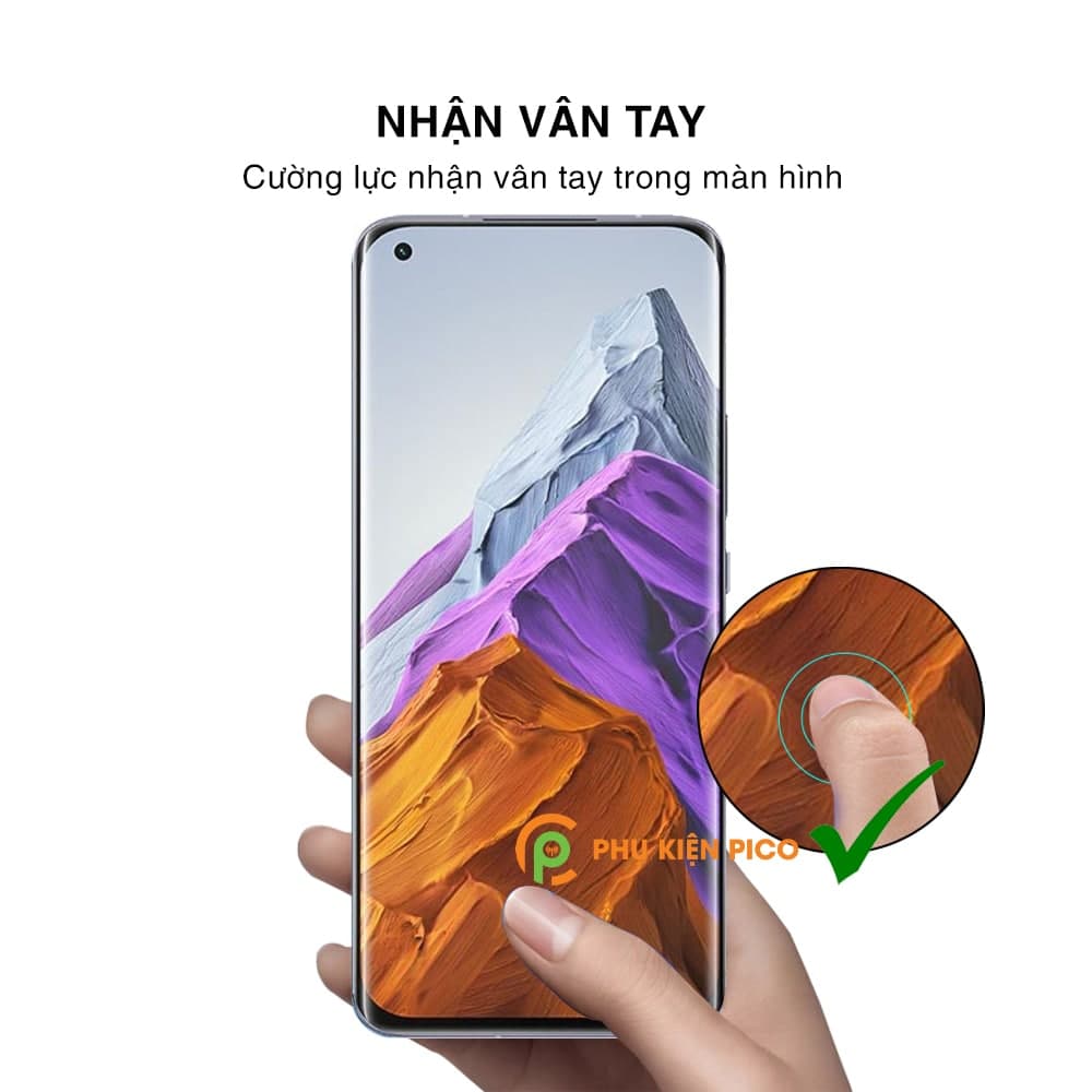 Kính cường lực Xiaomi Mi 11 Pro chính hãng UV Nishen full màn hình - 5