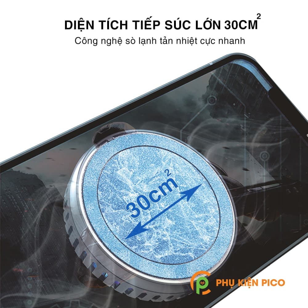 Quạt tản nhiệt máy tính bảng Coolest X6 sò lạnh nam châm - 10