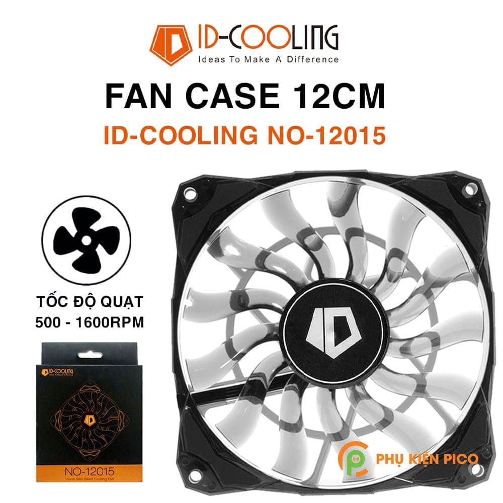 Quạt tản nhiệt Case ID-COOLING NO-12015 - Fan Case 12cm