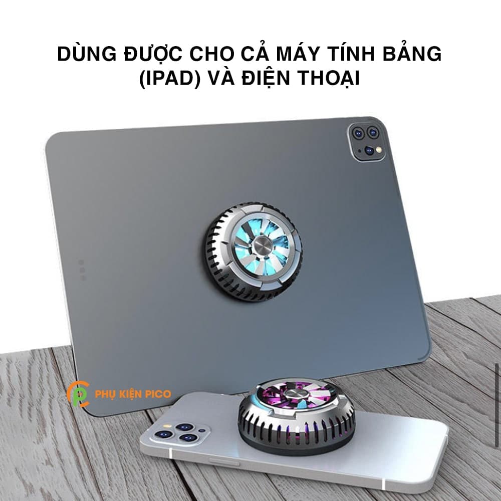 Quạt tản nhiệt máy tính bảng Coolest X6 sò lạnh nam châm - 2