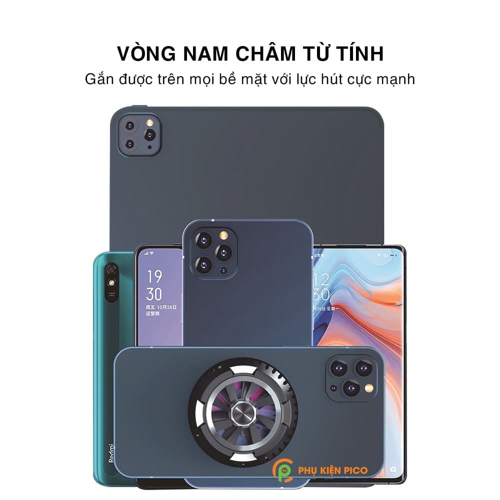 Quạt tản nhiệt máy tính bảng Coolest X6 sò lạnh nam châm - 8
