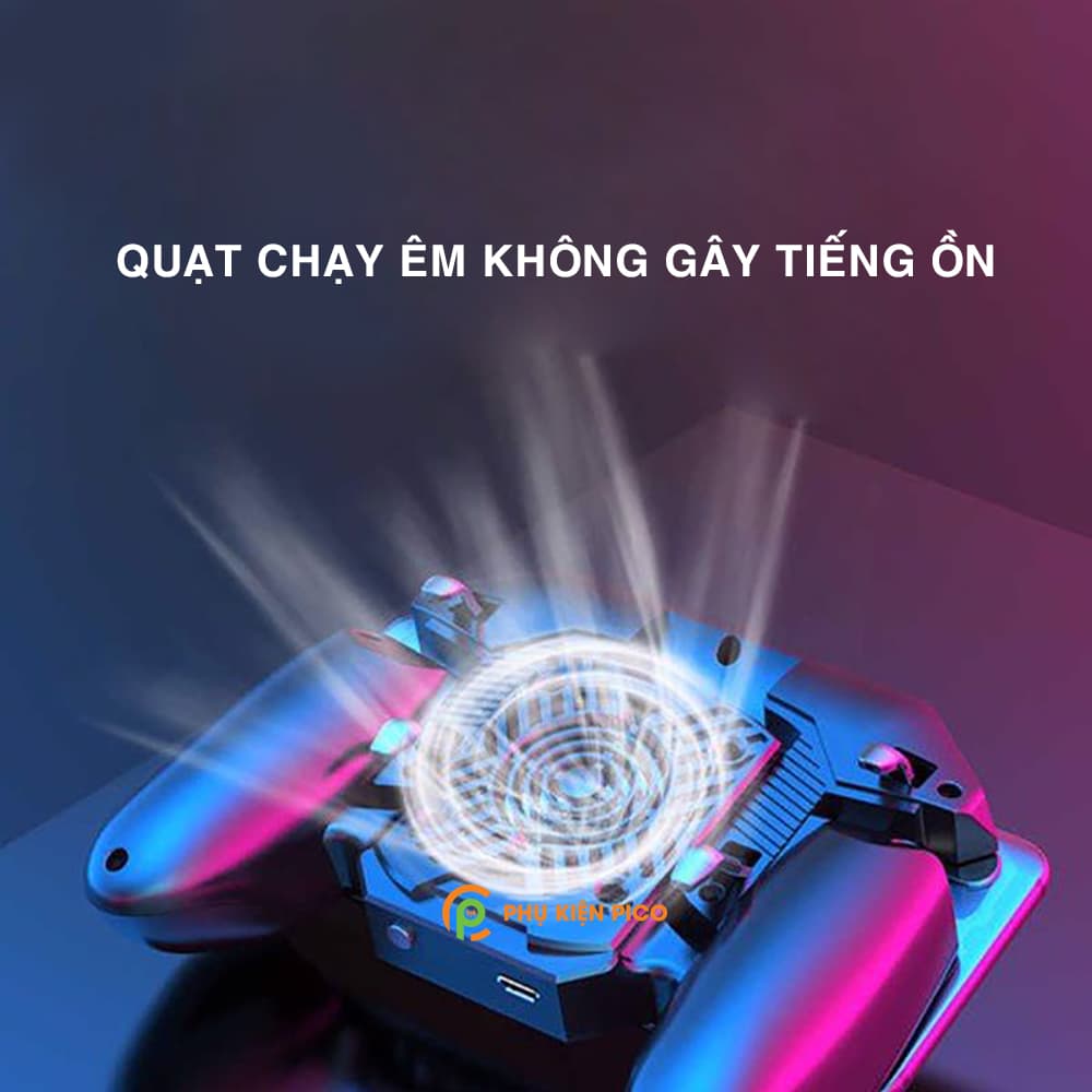 Tay cầm chơi game 6 ngón Memo DL88 tản nhiệt sò lạnh hỗ trợ nút kép PUBG Mobile/ Call of Duty/ROS/FreeFire - 11