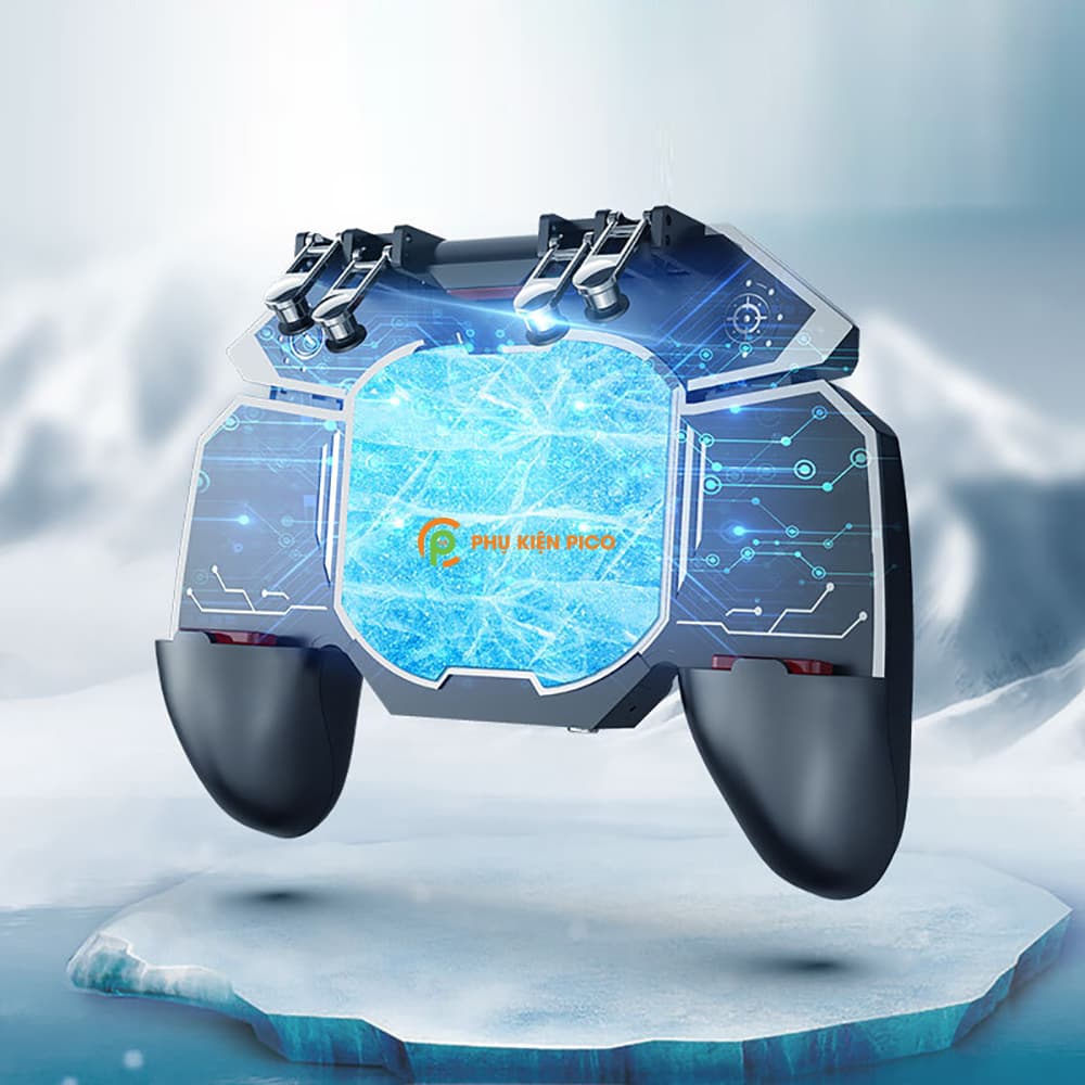Tay cầm chơi game 6 ngón Memo DL88 tản nhiệt sò lạnh hỗ trợ nút kép PUBG Mobile/ Call of Duty/ROS/FreeFire - 2