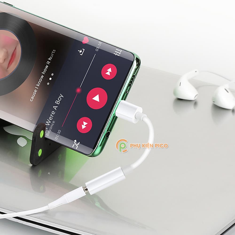 Đầu chuyển đổi cổng tai nghe từ Type-C sang 3.5mm - Jack Chuyển Đổi Tai Nghe 3.5 Sang Type-C - 10