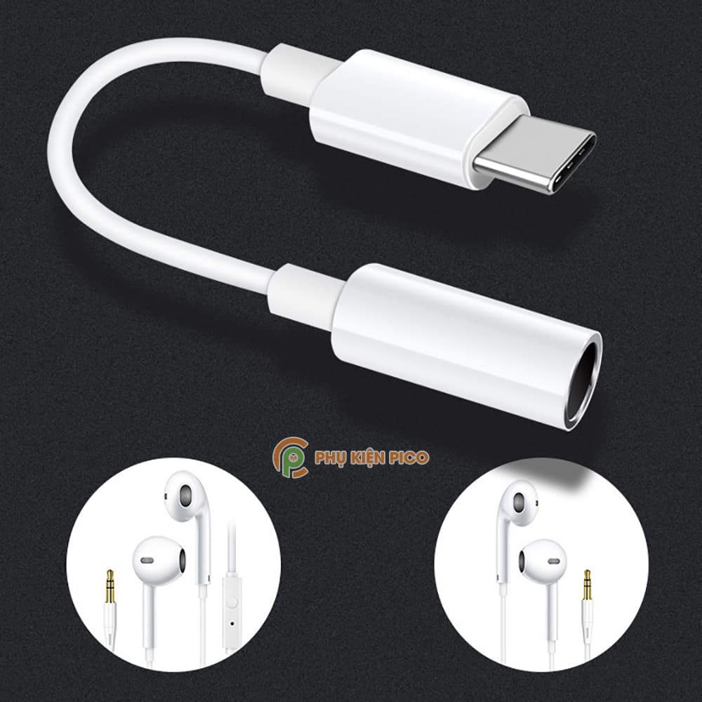 Đầu chuyển đổi cổng tai nghe từ Type-C sang 3.5mm - Jack Chuyển Đổi Tai Nghe 3.5 Sang Type-C - 6