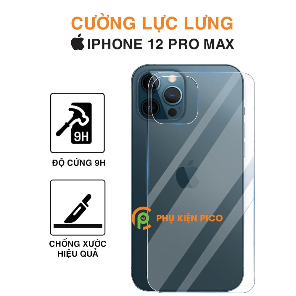 Cường lực lưng Iphone 12 Pro Max bản đủ full cả lưng