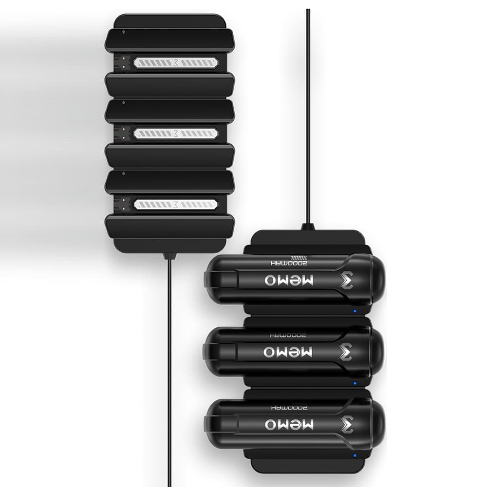 Bộ sạc kèm pin 2000mAh dành cho quạt tản nhiệt điện thoại Memo DL10 - 2