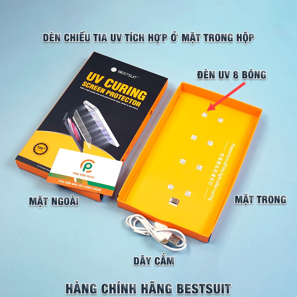 Dán màn hình Samsung Galaxy Note 10 Plus PPF UV cao cấp Bestsuit nhận vân tay full màn hình - 9