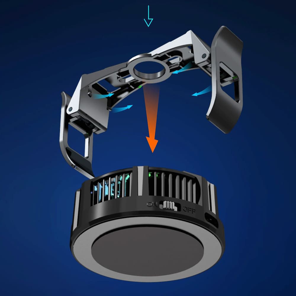 Ngàm gắn quạt tản nhiệt điện thoại từ tính X13 / X25 / X36 Pro - 5