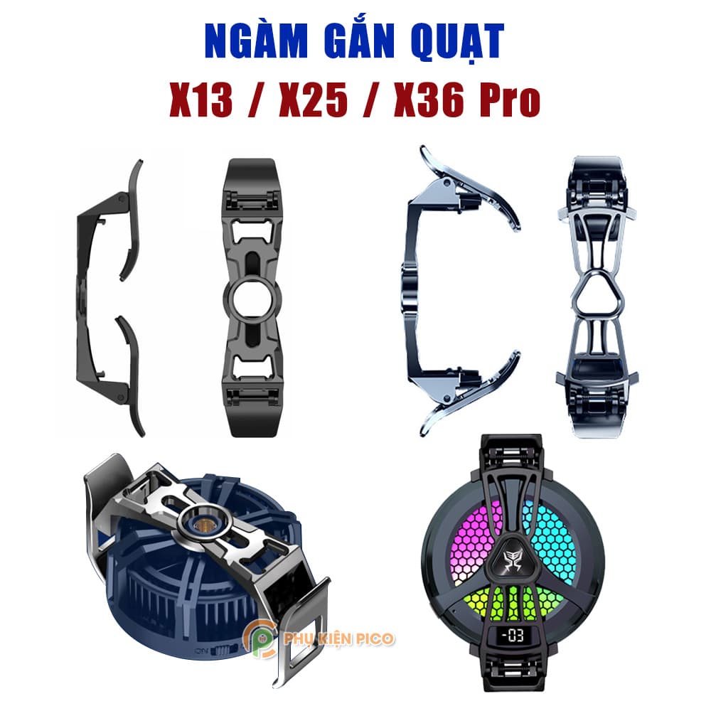 Ngàm gắn quạt tản nhiệt điện thoại từ tính X13 / X25 / X36 Pro