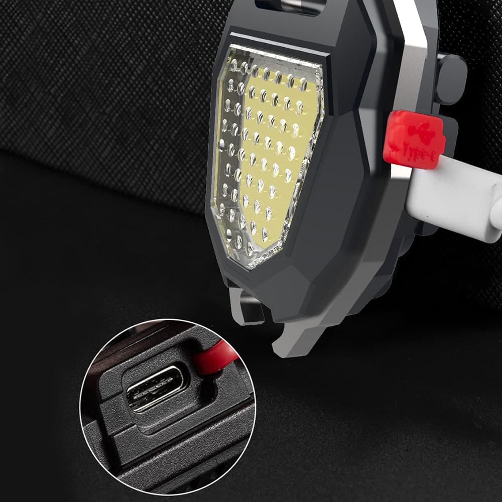 Đèn Led cod mini siêu sáng 5in1 Led Pro Max đa năng có bật lửa Pin sạc USB - Bật lửa Móc Khóa đèn pin mini led đa năng - 5