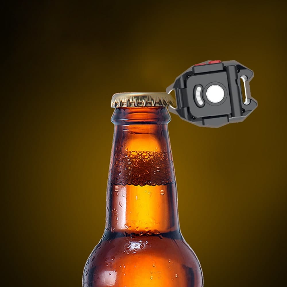 Đèn Led cod mini siêu sáng 5in1 Led Pro Max đa năng có bật lửa Pin sạc USB - Bật lửa Móc Khóa đèn pin mini led đa năng - 4