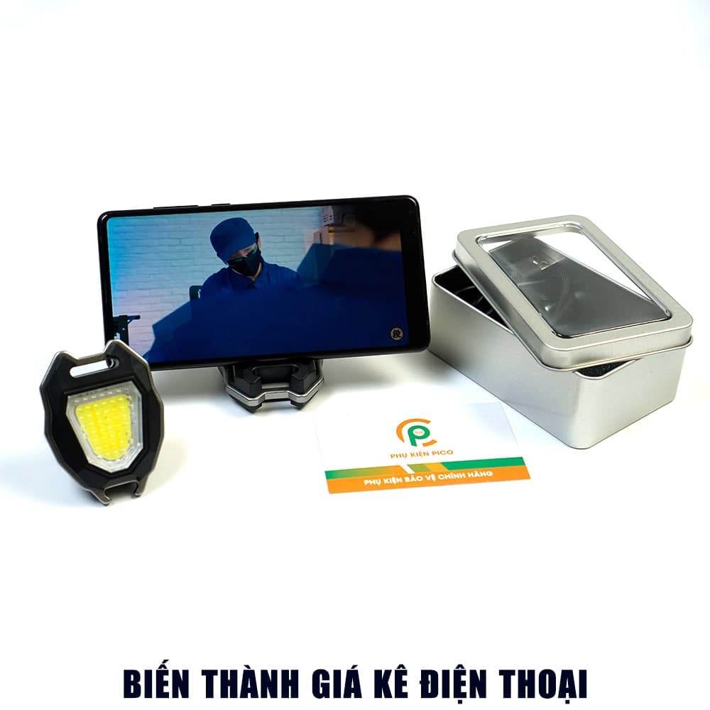Đèn Led cod mini siêu sáng 5in1 Led Pro Max đa năng có bật lửa Pin sạc USB - Bật lửa Móc Khóa đèn pin mini led đa năng - 7
