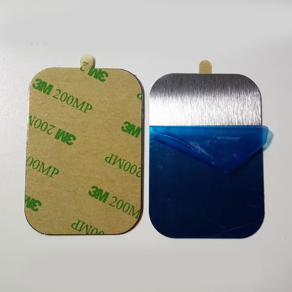 Miếng dán tản nhiệt hỗ trợ quạt tản nhiệt điện thoại - Tấm dán từ tính nam châm nguyên khối 96x55mm - 8