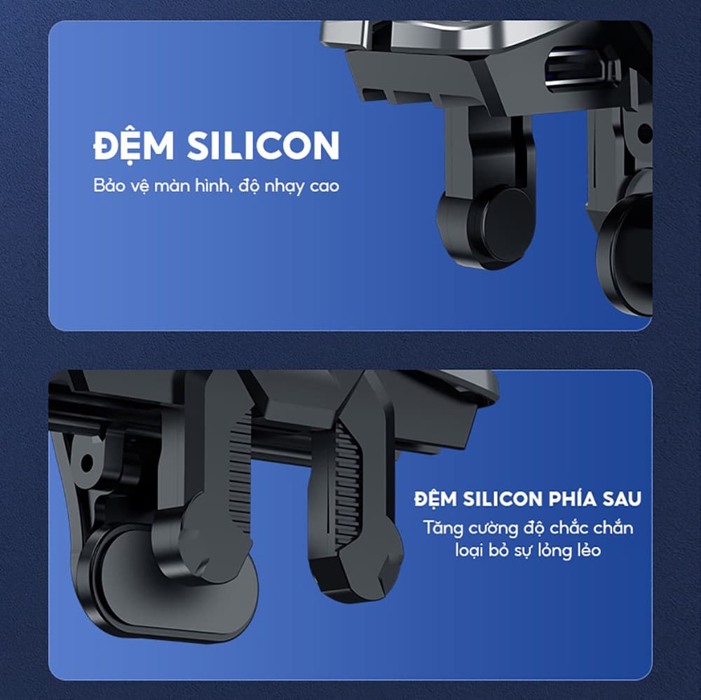 Nút bắn Pubg chơi game 6 ngón G22 Auto Tap 50 Nhịp/giây Nút chơi game auto tap dành cho game FPS FF Freefire - 4