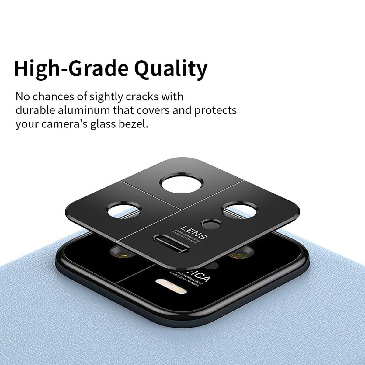Dán camera Xiaomi 13 Khung kim loại bảo vệ camera chống trầy xước va đập - 4