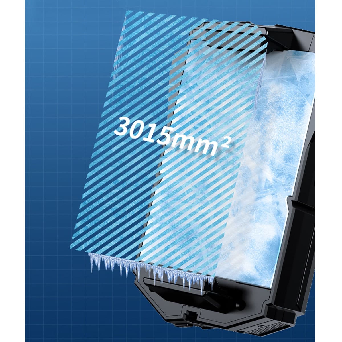 Quạt tản nhiệt điện thoại Memo DLA5 sò lạnh có Pin led RGB quạt tản nhiệt pin không dây - 5