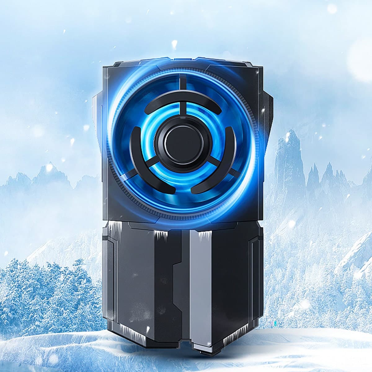 Quạt tản nhiệt điện thoại Memo DLA5 sò lạnh có Pin led RGB quạt tản nhiệt pin không dây - 7