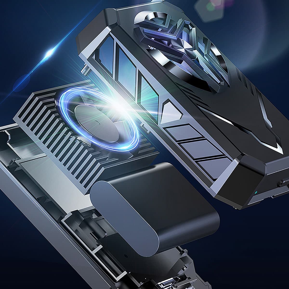 Quạt tản nhiệt điện thoại sò lạnh F30 pin sạc không dây - 7