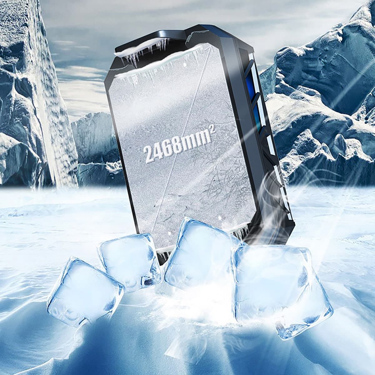 Quạt tản nhiệt điện thoại sò lạnh F30 pin sạc không dây - 3