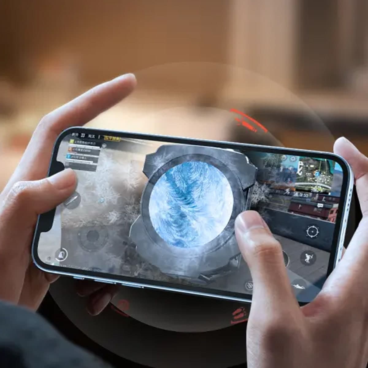 Quạt tản nhiệt điện thoại Memo DL12 sò lạnh từ tính led RGB hỗ trợ gắn pin rời - 5