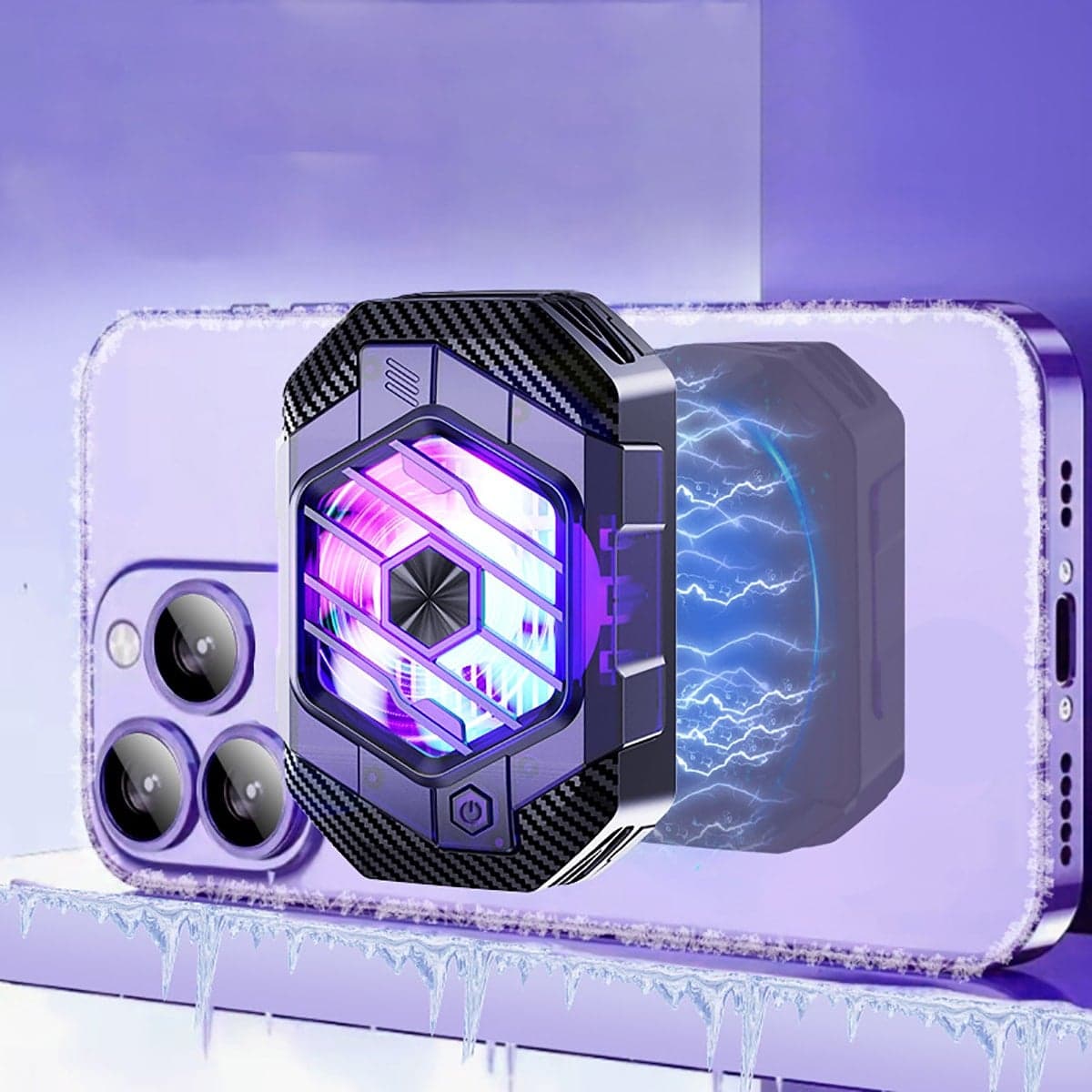 Quạt tản nhiệt máy chơi game Steam Deck Nintendo Switch sò lạnh từ tính X65 - 7