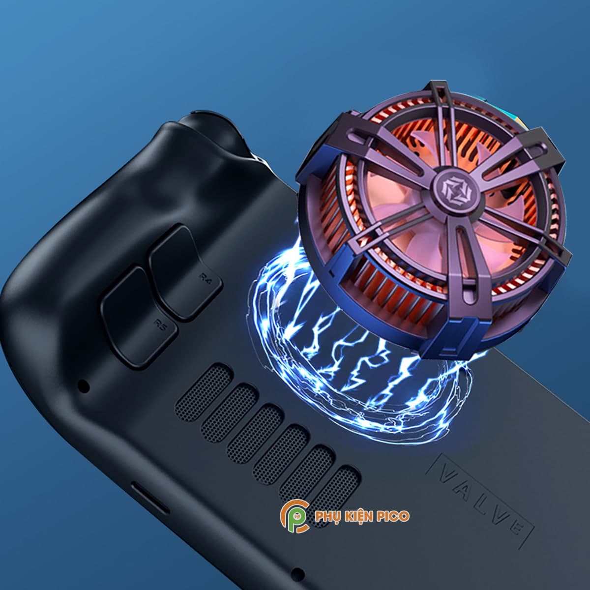 Quạt tản nhiệt máy chơi game Steam Deck Nintendo Switch sò lạnh từ tính X12 Pro Max - 5