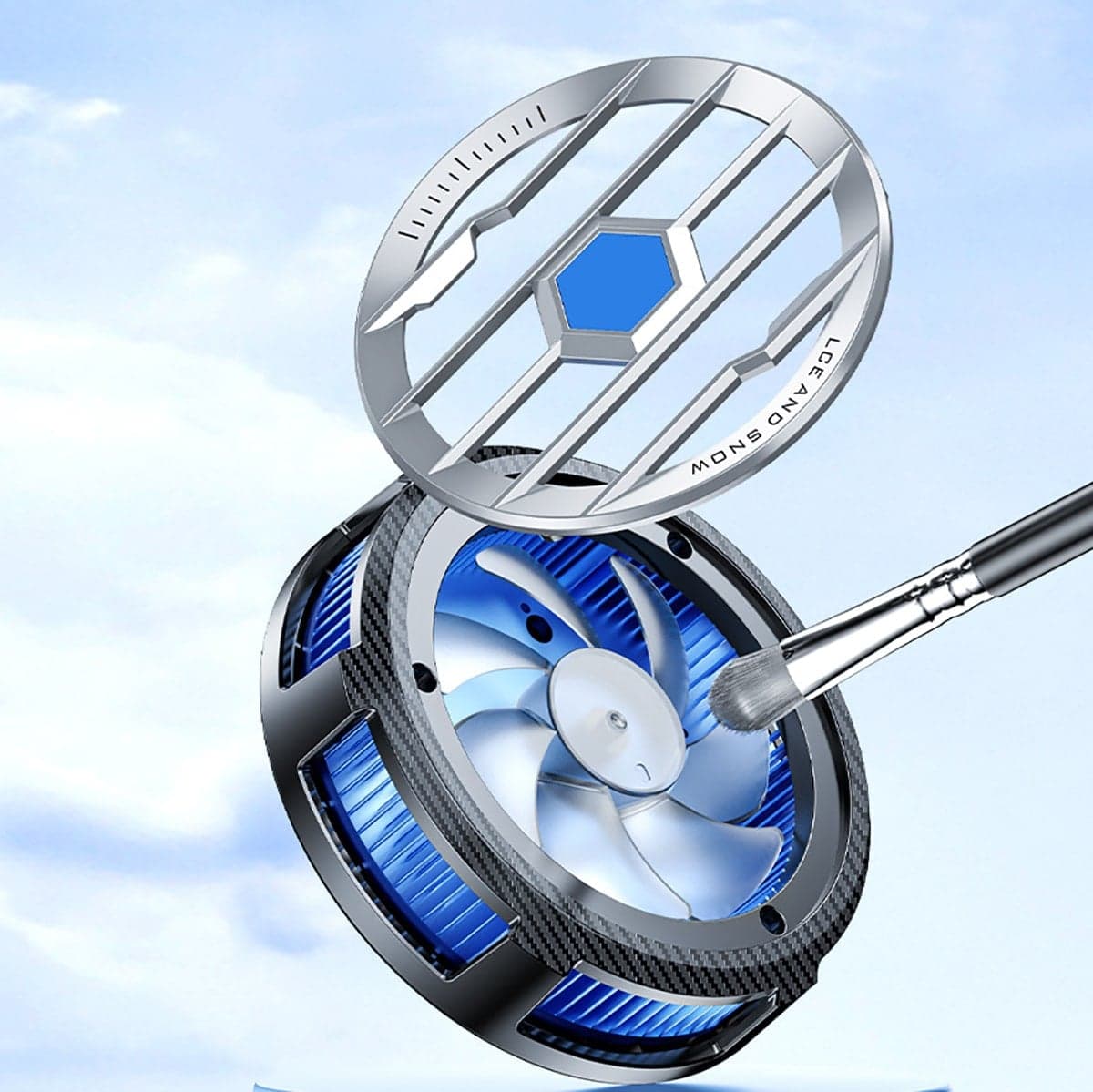 Quạt tản nhiệt máy chơi game Steam Deck sò lạnh từ tính X80 - 5