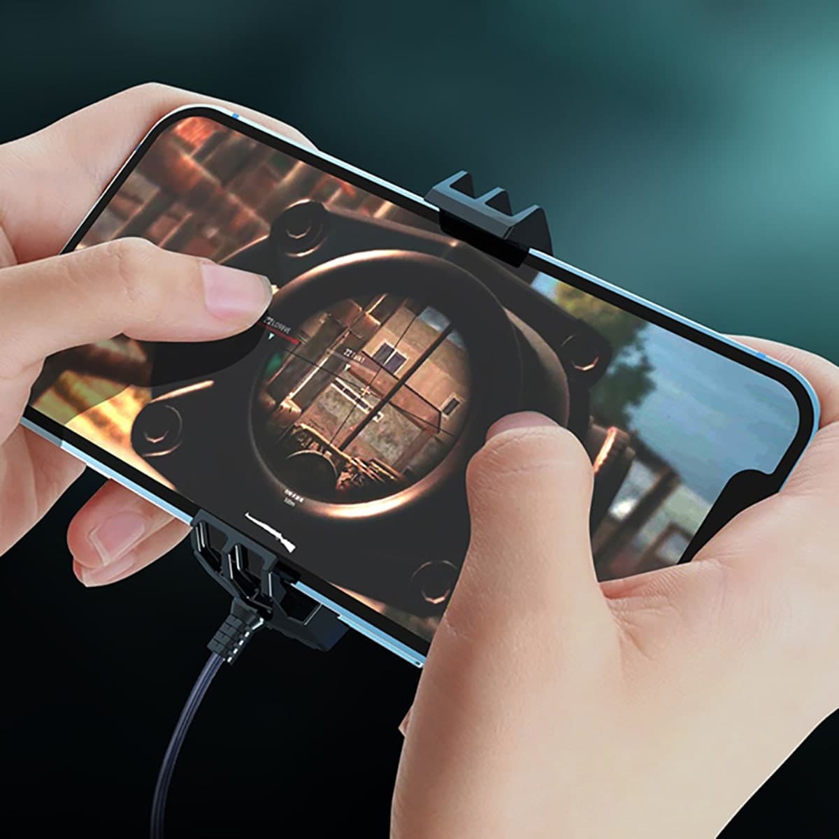 Quạt tản nhiệt điện thoại G6 quạt siêu rẻ - Quạt gió làm mát nhanh sạc trực tiếp chơi game pubg freefire liên quân mobile - 5