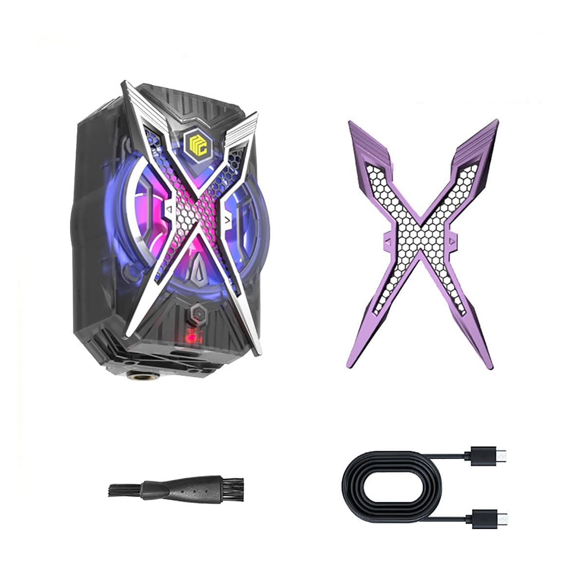 Quạt tản nhiệt điện thoại X65 Ultra siêu tản nhiệt 27W sò lạnh cỡ lớn led RGB bản nâng cấp toàn diện của X65 - 2