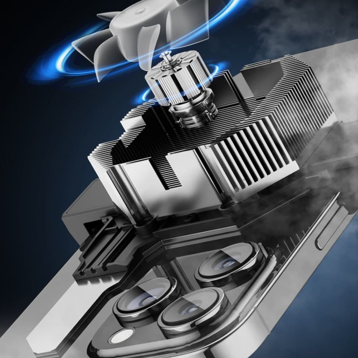 Quạt tản nhiệt điện thoại X15 Pro Max - Piva BL7 BX7 quạt mới nhất 2024 sò lạnh liền khối diện tích tản cực lớn, led RGB - 10