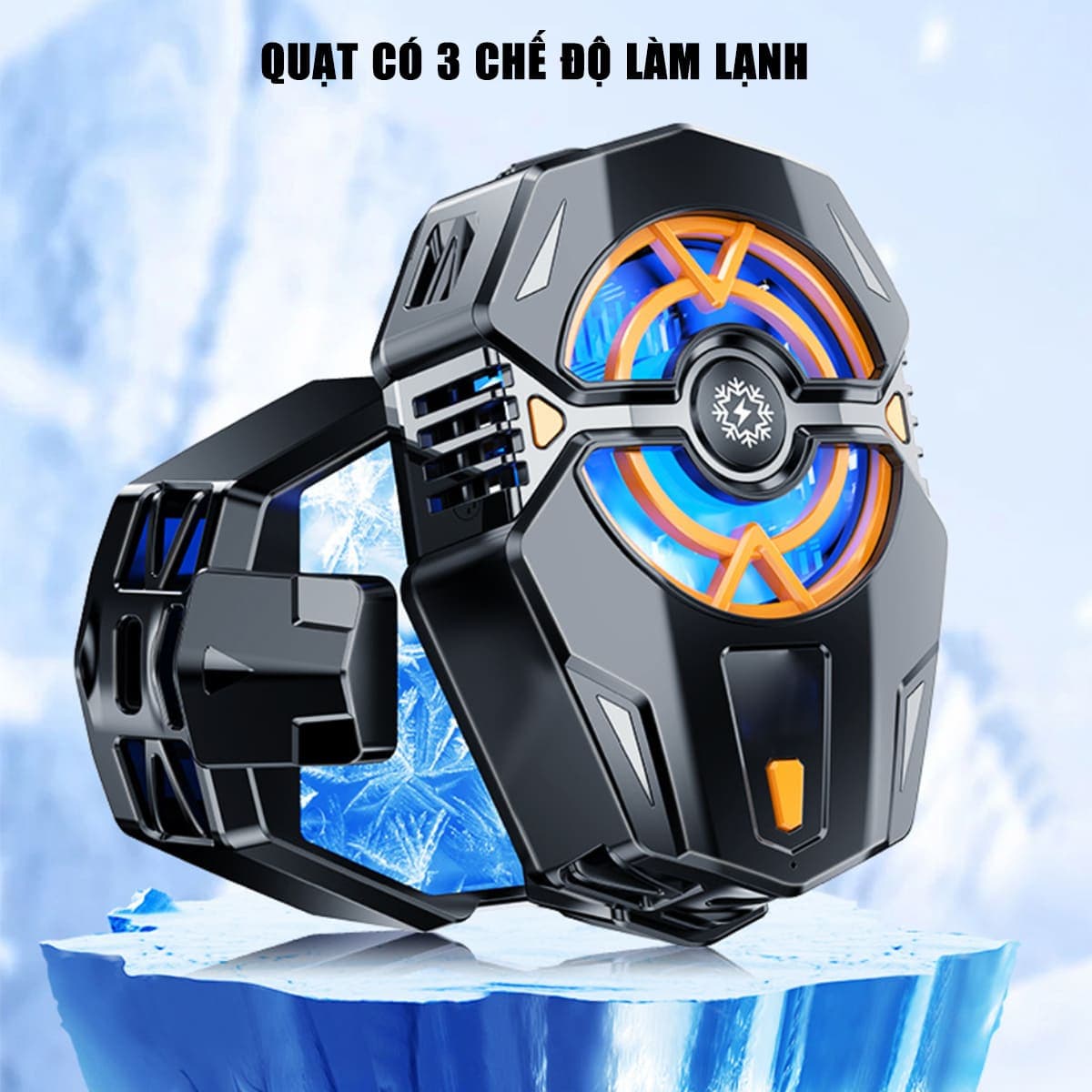 Quạt tản nhiệt điện thoại sò lạnh J20 tản nhiệt sò lạnh siêu rẻ 3 chế độ làm lạnh - 5