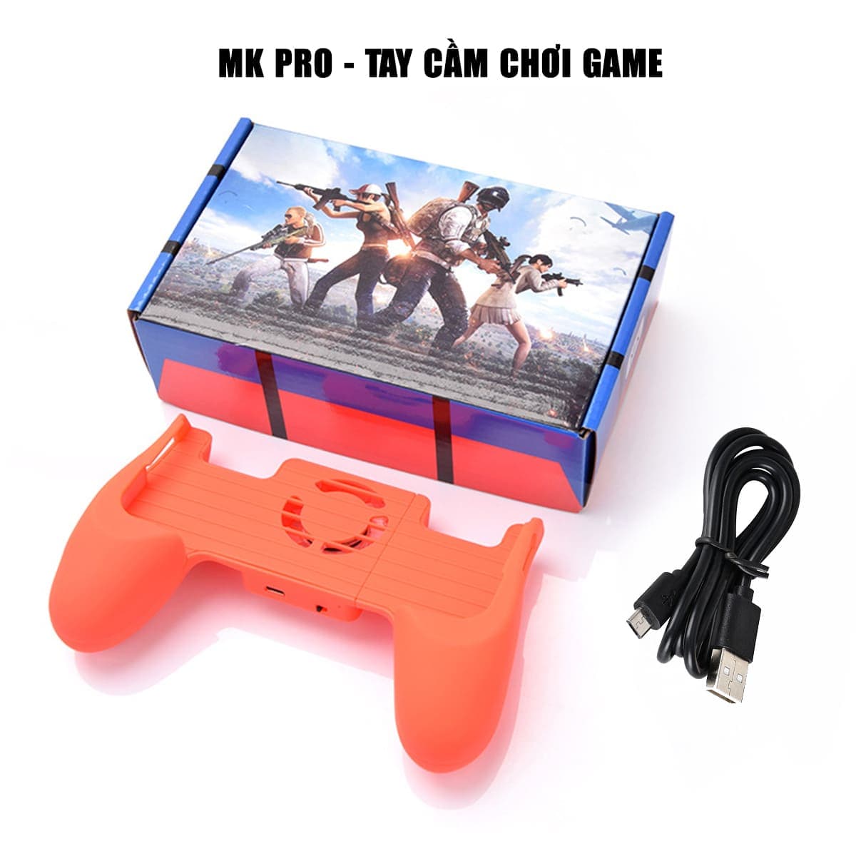Tay cầm chơi game PUBG không dây có quạt tản nhiệt cho điện thoại MK Pro - 2